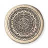 Poef riet - mandala - ⌀47x45 cm 