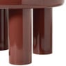Salontafel Mira - rood - ø60x33 cm