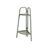 Plantenrek metaal - 26x26x70 cm - groen