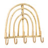 Rotan kapstok - bruin - 40x36x7.5 cm