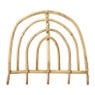Rotan kapstok - bruin - 40x36x7.5 cm