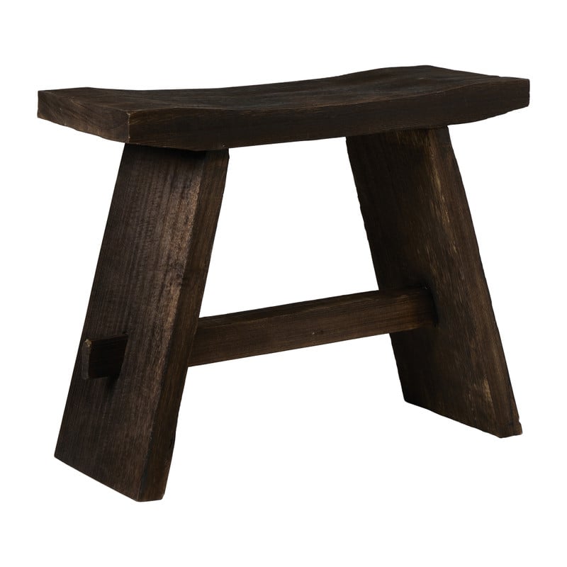 Krukje hout - donkerbruin - 40x50x20 cm