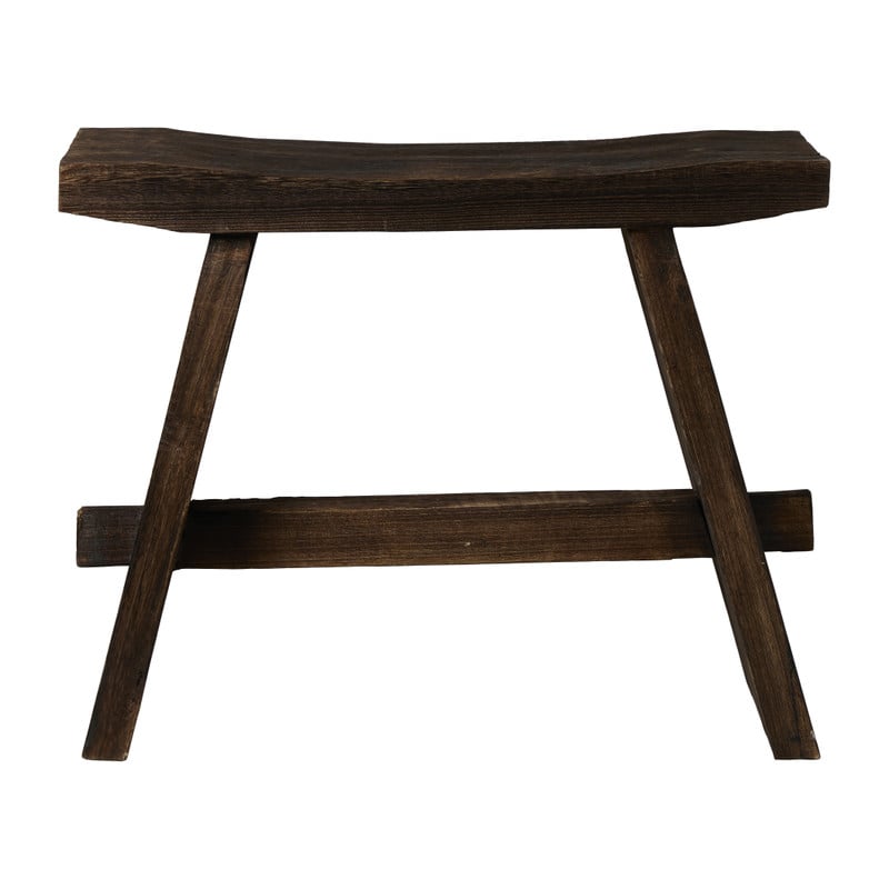 Krukje hout - donkerbruin - 40x50x20 cm