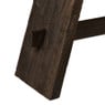 Krukje hout - donkerbruin - 40x50x20 cm