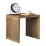 Bijzettafel Japandi groot - bruin - 40x42x35 cm