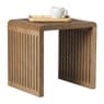 Bijzettafel Japandi klein - bruin - 34x34x29 cm