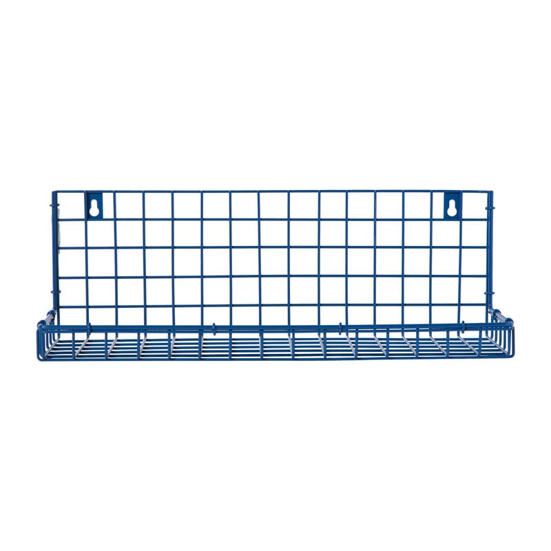 Wandrek draadwerk - blauw - 14x40x14 cm