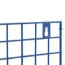Wandrek draadwerk - blauw - 14x40x14 cm