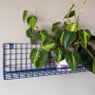 Wandrek draadwerk - blauw - 14x40x14 cm