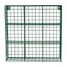 Wandrek wire 9 vakken - groen - 40x40x10 cm