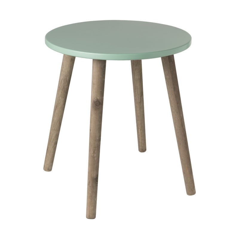 Bijzettafel Salvador - groen/bruin - ø36x41 cm