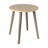 Bijzettafel Salvador - beige/bruin - ø36x41 cm