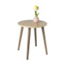 Bijzettafel Salvador - beige/bruin - ø36x41 cm