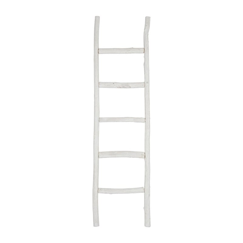 Decoratieve ladder - 170 cm - wit 