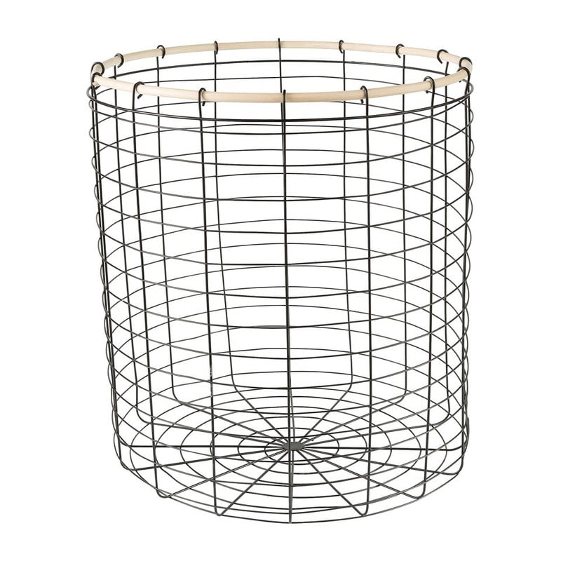 Draadmand met houten rand - 35x40 cm