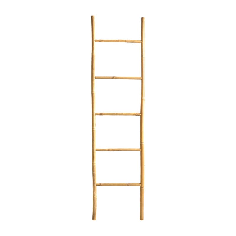 Decoratieve ladder gemaakt van bamboe. 45x170cm.