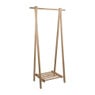 Kledingrek hout met plank - 41.5x76x149 cm