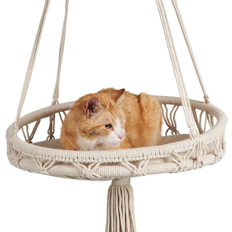 Dieren hangstoel knoet - ø50x15 cm 