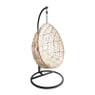 Hangstoel swing met standaard - naturel - ø104x200 cm