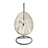 Hangstoel swing met standaard - naturel - ø104x200 cm