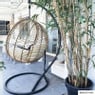 Hangstoel cocoon XL met standaard - naturel - ø105x186 cm