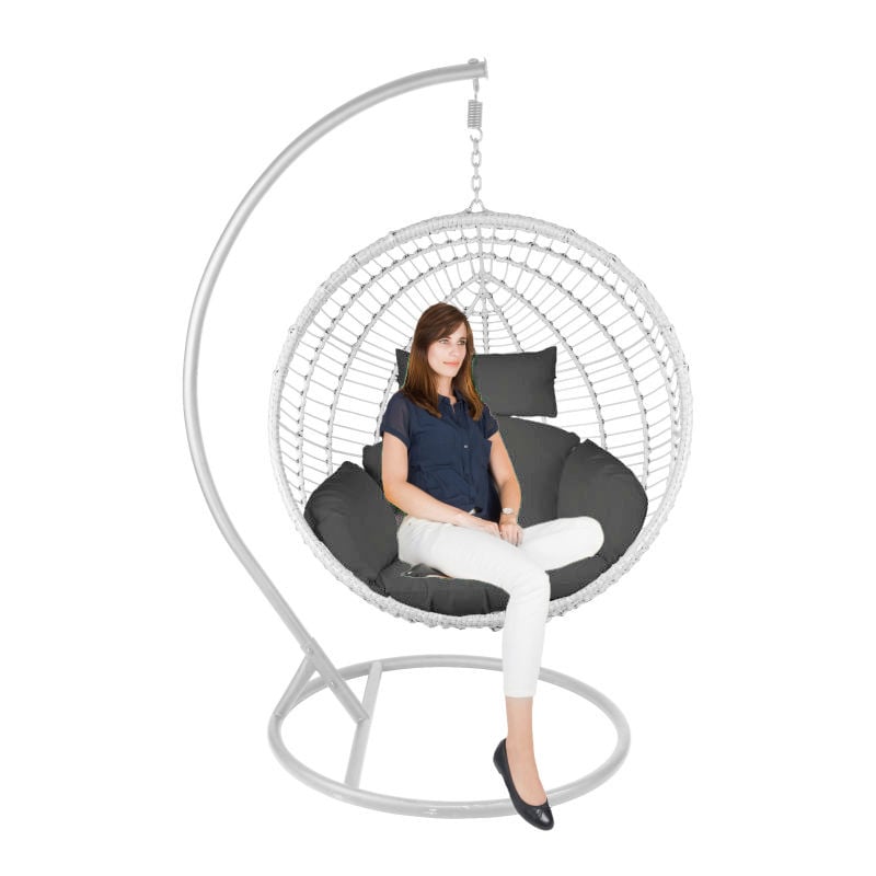Hangstoel cocoon XL - wit