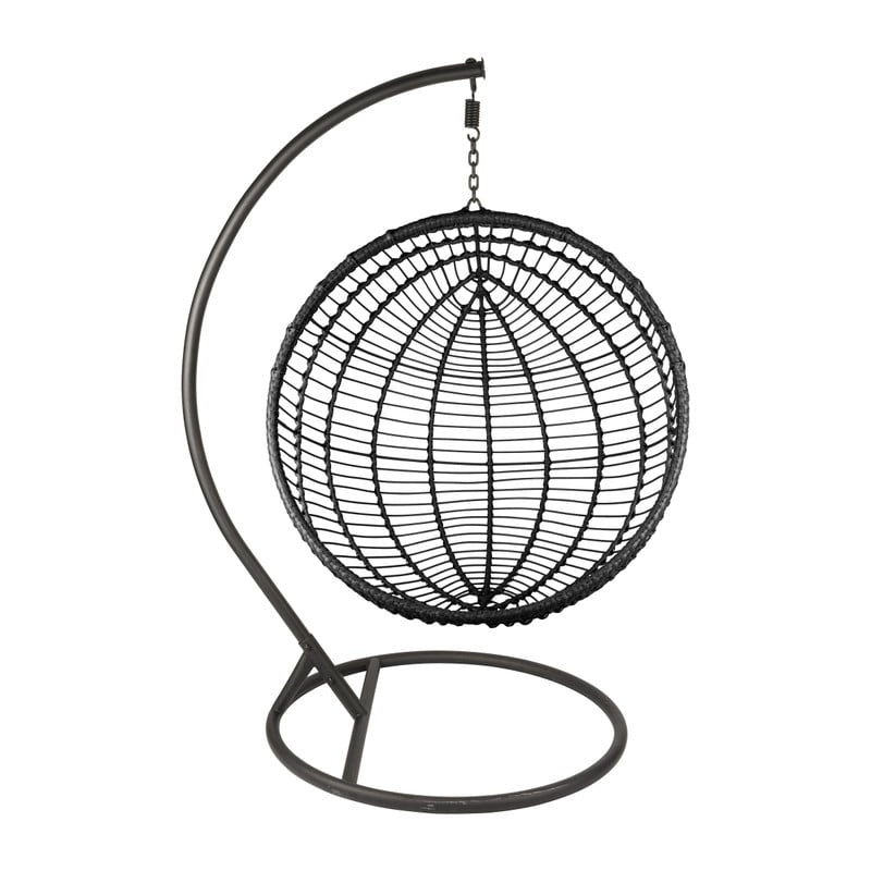 Hangstoel cocoon XL - zwart 