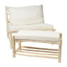 Hocker met kussen Shanghai - 35x72x32 cm