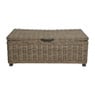 Rieten kist Kobo - 120x65x45 cm - grijs