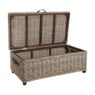 Rieten kist Kobo - 120x65x45 cm - grijs