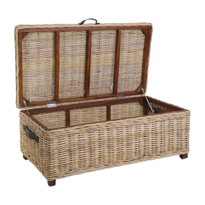 Rieten kist Kobo - 120x65x45 cm - bruin