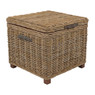 Rieten kist Kobo - 60x60x57 cm - grijs