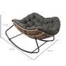 Schommelstoel Rocky - 115x95x82 cm 