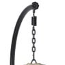 Hangstoel Hawaii met beige kussens - bruin - 196 cm