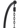 Hangstoel Hawaii met grjize kussens - bruin - 196 cm