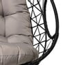 Hangstoel loveseat - zwart/grijs - ø120x200 cm