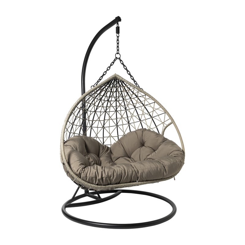 Hangstoel loveseat - bruin - ø120x200 cm