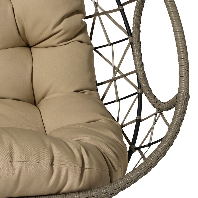 Hangstoel loveseat - beige - ø120x200 cm