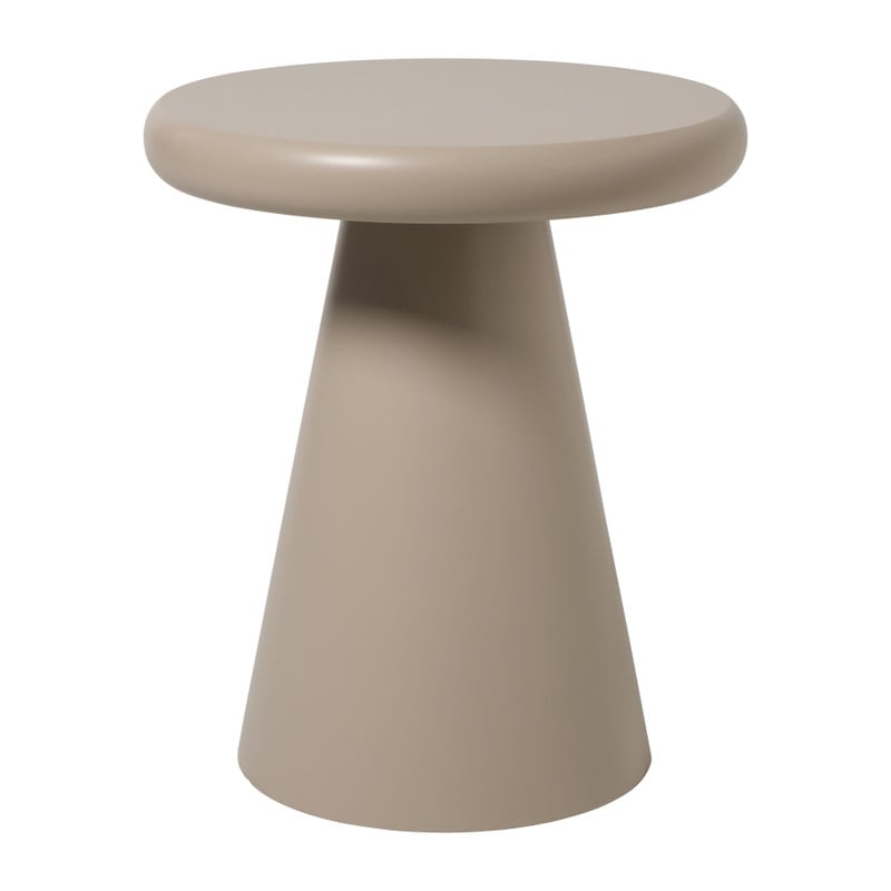 Bijzettafel Felix - beige - ø39x45 cm