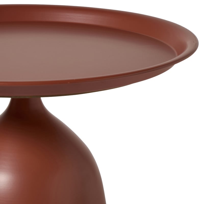 Bijzettafel Bas - terra - ø51x43.5 cm