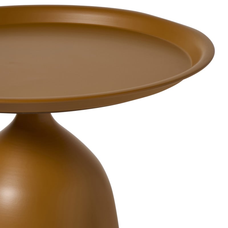 Bijzettafel Bas - mosterd - ø51x43.5 cm 