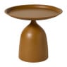 Bijzettafel Bas - mosterd - ø51x43.5 cm 