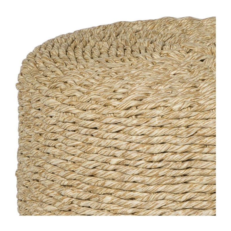 Poef Raf - naturel - ø30x34 cm