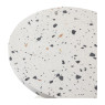 Bijzettafel Terrazzo - wit - ø40x45 cm
