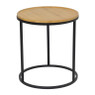 Bijzettafels Bamboe - MDF/metaal - set van 2