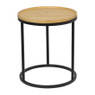 Bijzettafels Bamboe - MDF/metaal - set van 2