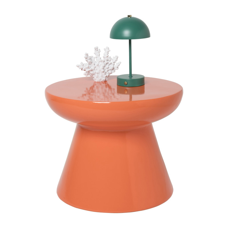 Bijzettafel conisch - peach - ø50x40