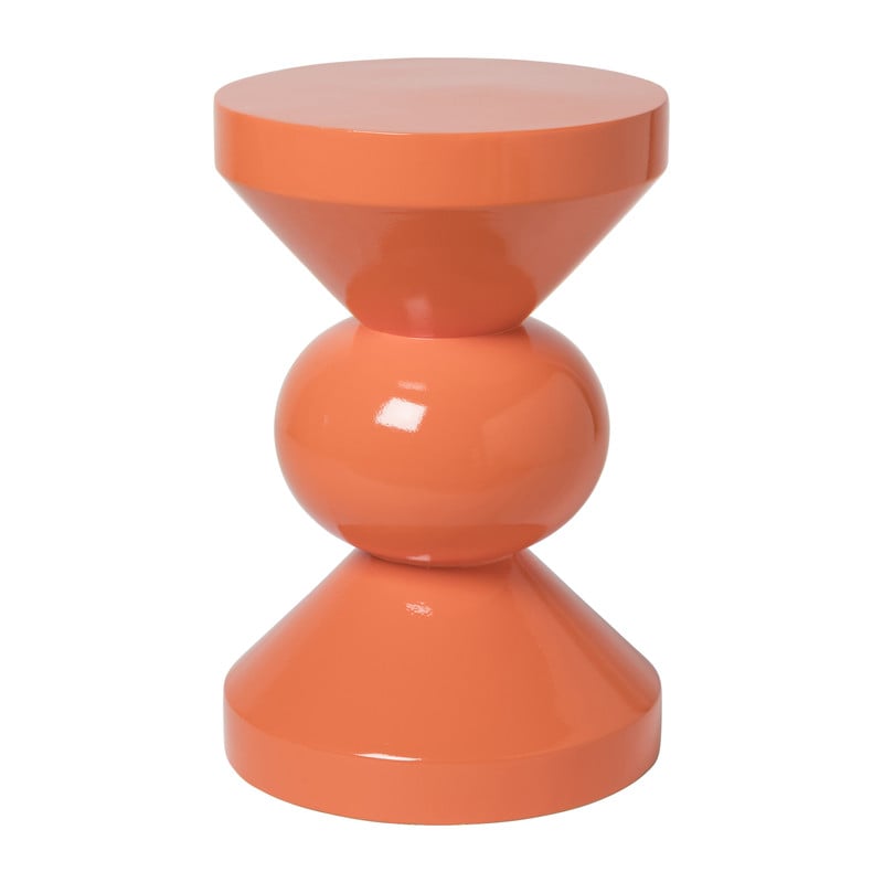 Bijzettafel diabolo - peach - ø33x50 cm