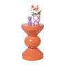 Bijzettafel diabolo - peach - ø33x50 cm