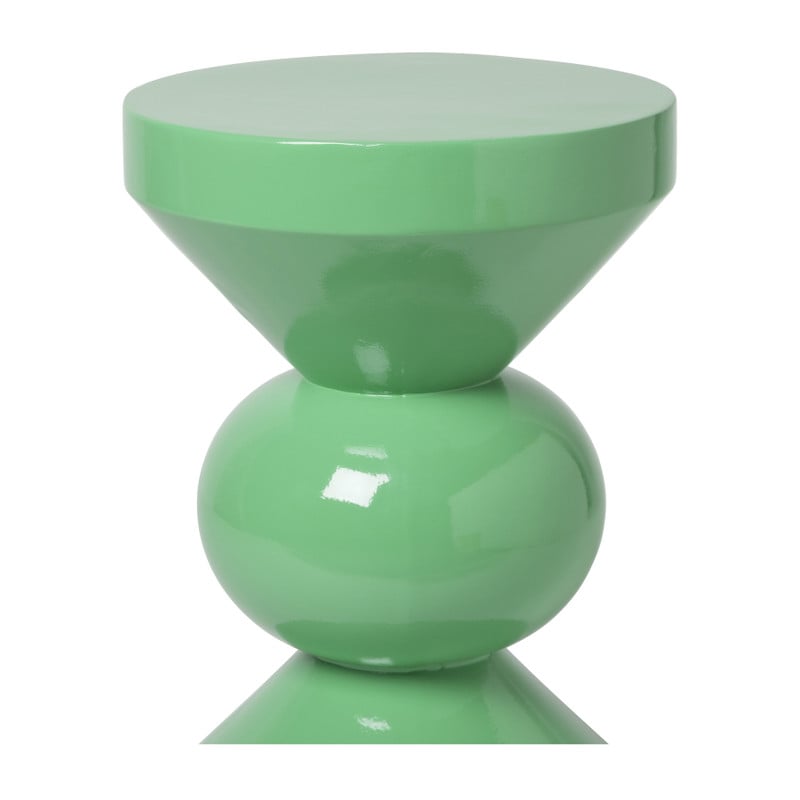 Bijzettafel diabolo - groen - ø33x50 cm